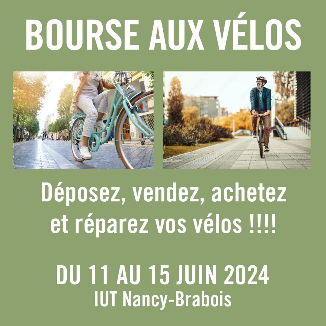 Bourse aux vélos à l'IUT Nancy-Brabois